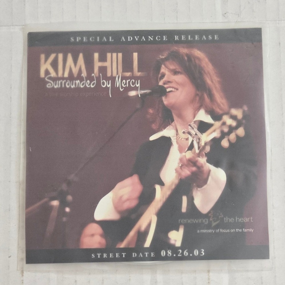 Kim Hill Surrounded By Mercy CD 2003 Promo Advance Release Christian Worship